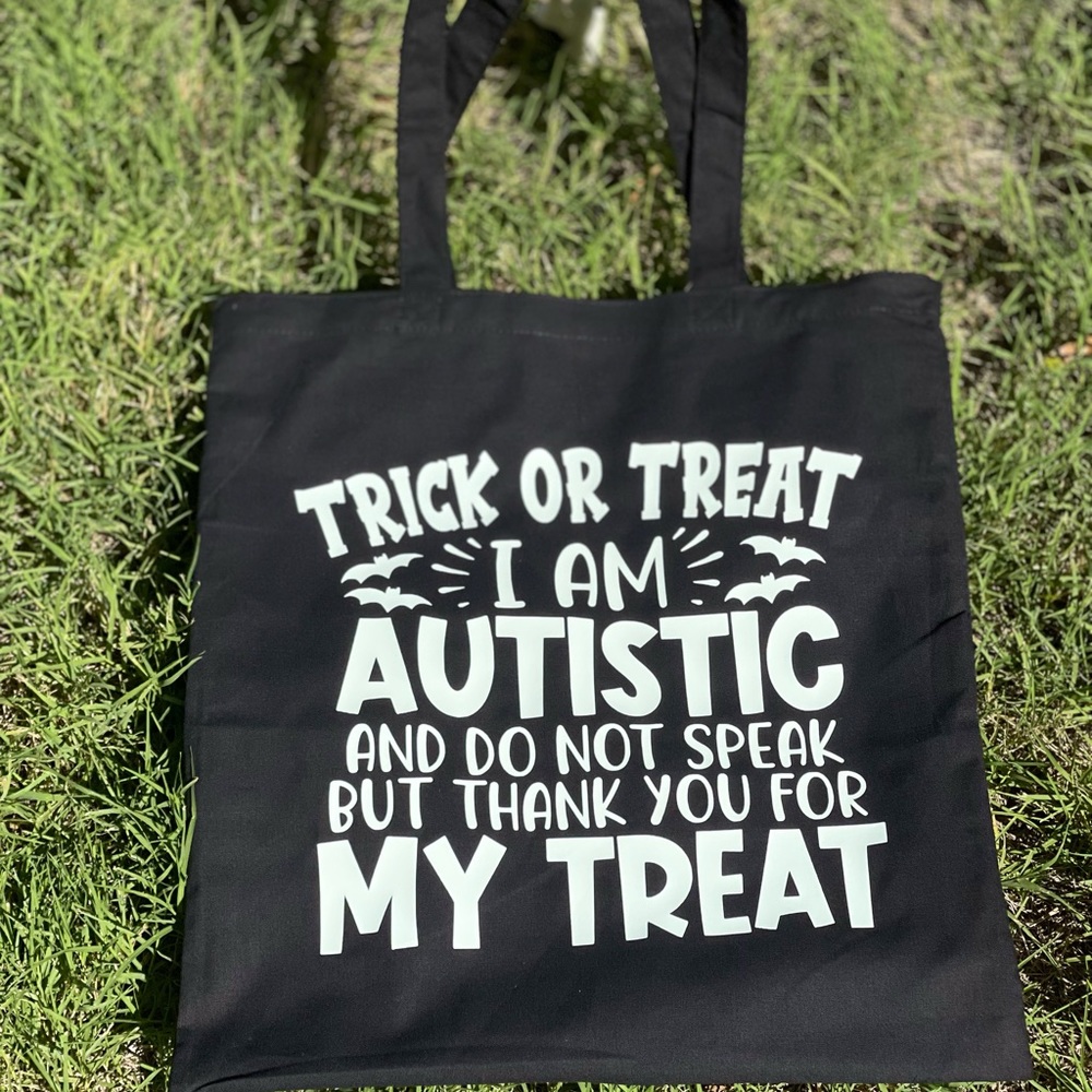 Autism Awareness Halloween bag